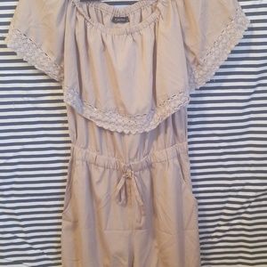 Off the shoulder romper